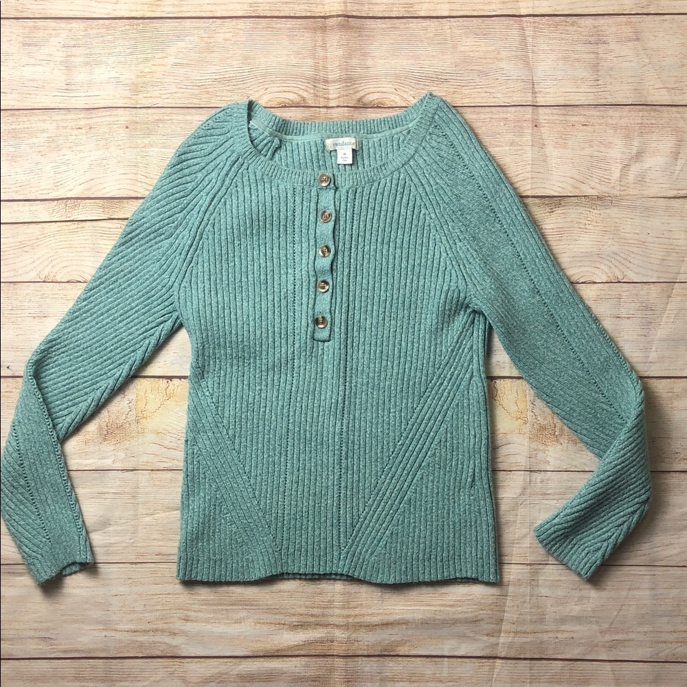 Sundance Seafoam Knit Cardigan 💚